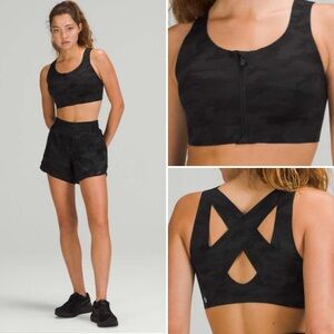 Lululemon Enlite Bra Zip Front *High Support